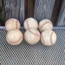 6 vintage antique baseball balls 1950s-1970s picture