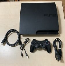 Sony PlayStation 3 Slim PS3 120GB Console + CONTROLLER + CECH-2001A VG TESTED picture