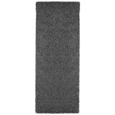 Softy Collection Non-Slip Rubberback Solid Soft Gray 1 Ft. 8 In. X 4 Ft. 11 In.  picture