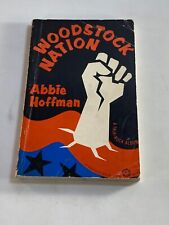 Woodstock Nation - Abbie Hoffman First Edition 1st Printing 1969 solid condition picture