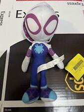Disney Jr Marvel Spidey And His Amazing Friend Plush Figure Stuffed Ghost Spider picture
