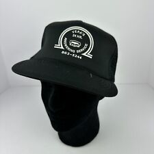 Vintage Trucker Hat Black Snapback Adjustable Hat Veras 24 Hour Answering Servic picture