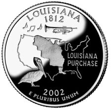 2002 S Proof Louisiana State Quarter Uncirculated US Mint picture