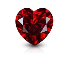 2 Ct Natural Red Diamond Heart Cut D Grade VVS1 +1 Free Gift Rec Q10 picture