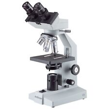 AmScope B100C 40X-2500X Binocular Biological Microscope picture