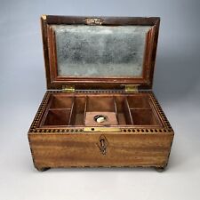 Antique Box - Late Georgian Tunbridge Ware Sewing Box picture