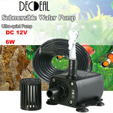 Decdeal DC 12V 6W 300L/H Brushless Water Pump Submersible Fountain Pool L6R9 picture