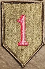 US Army 1st Infantry Division Big Red One (COLOR) Military Vintage Orig USGI VTG picture