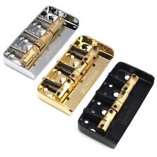 Wilkinson Short Tele Guitar Bridge Electric Fixed Brass 3 Saddles WTBS picture