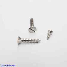 Slotted screws lowering head DIN 7972 stainless steel sheet metal screws 2.2 to 6.3 mm picture