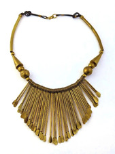 Vintage MCM Brass Necklace, 1970's Vintage Jewelry picture