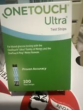 One Touch Ultra Blue Blood Glucose Test Strips 100 CT Exp 4/24 Blowout Sale $ picture
