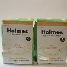 Lot Of 8 (2x 4-Pack) NEW Holmes Odor Eliminator Replacement Filter C Carbon picture