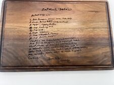 Engraved Personalized Cutting Board, Handwritten Recipe picture