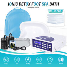 Professional Ionic Foot Bath Detox Machine for Health w/ Storage Bag +100 Liners picture