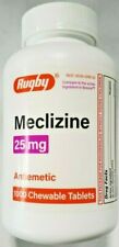 Rugby Meclizine 25mg Travel Sickness Tablets 1000ct -Expiration Date 06-2025 picture