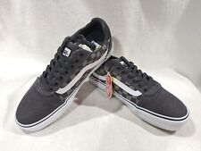 Vans Men's Ward Deluxe Washed Check Asphalt Grey/White Skate Shoes-Asst Size NWB picture