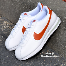 Nike Cortez Shoes White Campfire Orange DM4044-102 Men's NEW picture