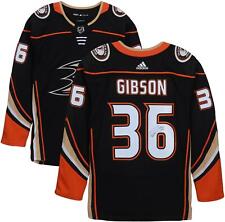 John Gibson Anaheim Ducks Autographed Black Adidas Authentic Jersey picture
