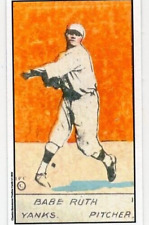 BABE RUTH T206 1920 W516 BASEBALL CARDS CLASSICS SIGNATURES TRADING CARD ACEO picture