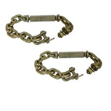 2 Universal 3 Three Point Hitch Chain Stabilizer Turnbuckle Sway picture