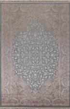 Silk Living Room Turkish Floral 7x10 ft Area Rug Soft Pile Carpet picture
