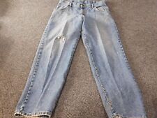 Vintage Lee Mens Jeans 34x30 straight leg blue distressed Made in usa picture