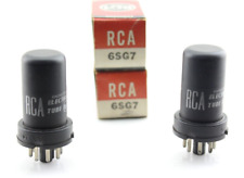 RCA 6SG7 New NOS Qty 2 Metal Can Matched Pair & 1957 KH Date Codes Made in USA picture