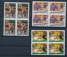 [BIN4378] French Polynesia 1986 good set in blocks of 4 stamps very fine MNH picture