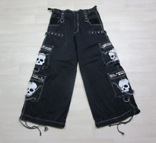 Vintage Tripp NYC Men's Pants (L) Daang Goodman Skull Goth Y2K Wide Leg w/Chains picture