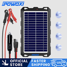 POWOXI 7.5w Solar Battery Trickle Charger Maintainer 12v Solar Panel Kit for Car picture