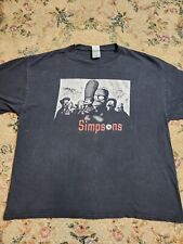 Vintage 2000 Y2K The Simpsons Sopranos Parody Graphic T-Shirt Men's Size XL 90s picture