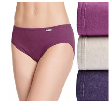 Women's Jockey 3-Pack Bikini (PLUM HEATHER ASST) 100% Cotton Comfort Underwear picture