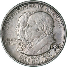 1923 S Monroe Classic Half Dollar 90% Silver Extra Fine XF See Pics Q383 picture