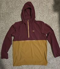 Outdoor Research Men’s Ferrosi Anorak Jacket Medium Maroon And Gold picture