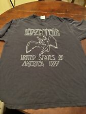 Vintage Led Zeppelin  T Shirt 1977 American Tour T  Single Stitch Large picture