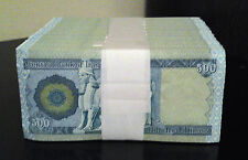 5,000 New Iraqi Dinar 10 X 500 Dinar Notes Unc. -  Wholesale Money Iraq Currency picture