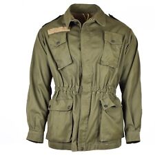 Original Italian army olive green jacket shirt military BDU surplus issue picture