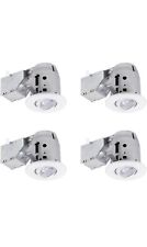 Globe Electric 3 in. White IC Rated Dimmable Recessed Lighting Kit (4-Pack) picture