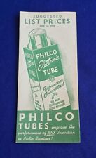 PHILCO TUBES 1954 Advertisment Electronic TUBE List Price picture