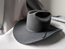 vintage RESISTOL cowboy hat 7-1/8 black BEAVER 4X xxxx WESTERN made in USA picture