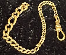 Antique Watch Fob Chain Signed W.J.C. Gold plated? picture