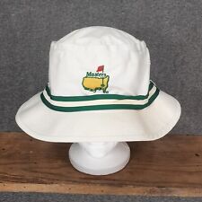 Vintage Masters Bucket Hat Size XL White Derby Cap Golf Augusta made in the USA picture