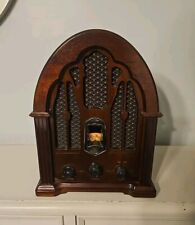 Vintage GE General Electric Wood Cathedral 1923 Replica Radio AM FM 7-4100JA picture