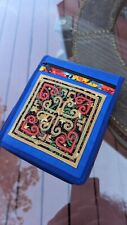 Hmong Ethnic Hill Tribe Embroidery Purse Shoulder Bag LIGHTWEIGHT Blue Multi Tan picture