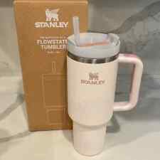 Stanley 30 oz Rose Quartz Pink Quencher H2.0 FlowState Stainless Steel Tumbler picture