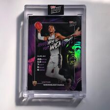Victor Wembanyama Rookie RC ROY 2024 TOPPS NOW Basketball VW-3 Purple 2O/25 picture