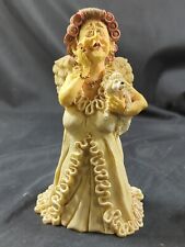 Guardian Grannies & Friends “Angel Blanche & Pierre” Poodle Dog Figurine Signed picture