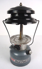 Vintage COLEMAN Model 285-700T Dual Fuel 2- Mantle Camp Lantern UNTESTED - READ picture