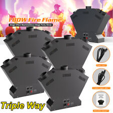 240W DMX Fire Flame Stage Effect Projector 3 Head Dmx512 Machine Dj Club Concert picture